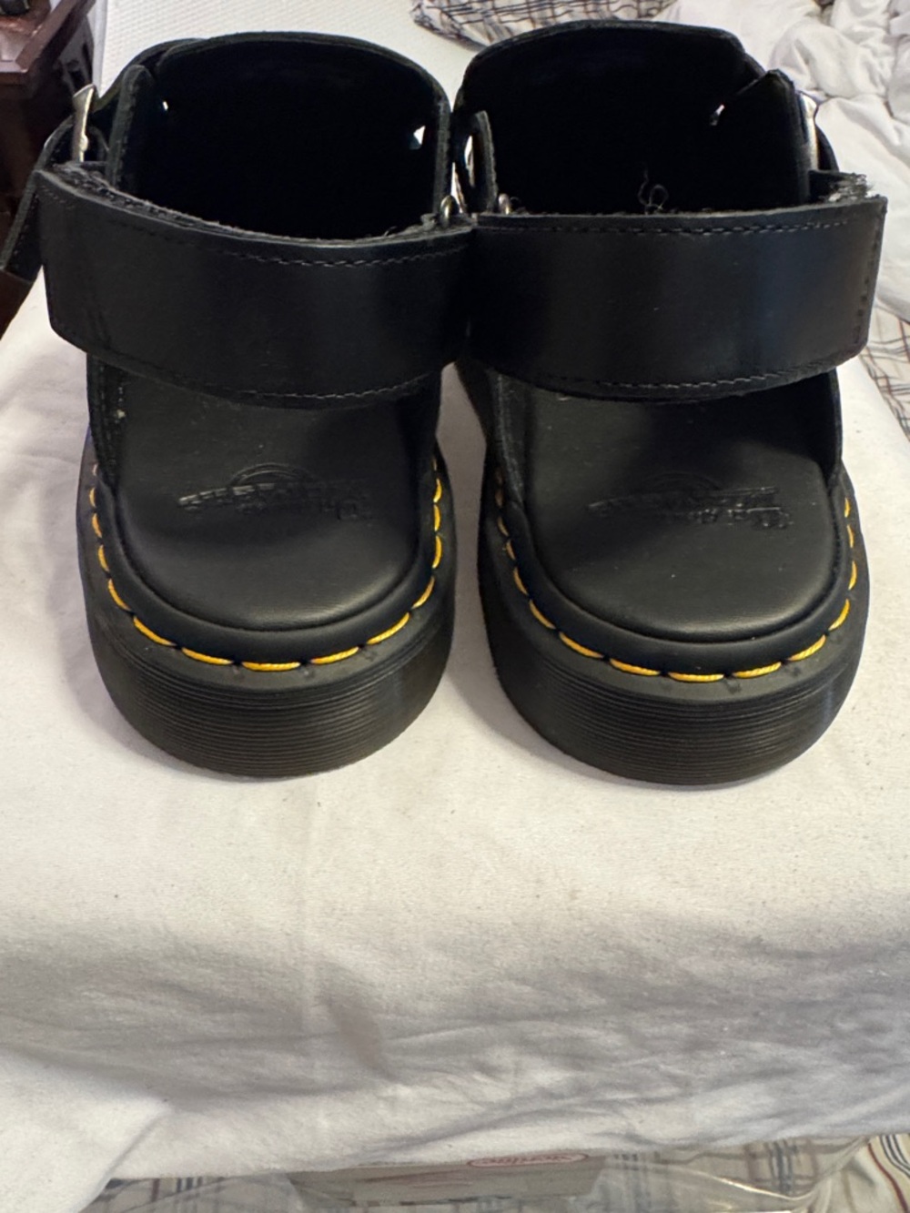 Dr. Martens Jorge II Men’s 12 Black Leather Slip-On Clog NWOT - Picture 3 of 7